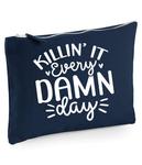 Косметичка Killin It Every Damn Day 60 SECOND MAKEOVER, синий - фото