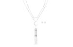 Swarovski Ожерелье Women's White Gold Plated - фото