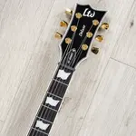 Гитара ESP LTD Eclipse-1000T CTM Evertune, гриф из эбенового дерева Маккассар, черная - фото 9