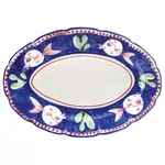 Овальное блюдо Кампанья Vietri, cobalt - фото