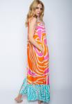 Платье макси Emily van den Bergh, мультиколор - фото 3