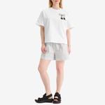 Полосатые шорты Moncler, белый - фото 4