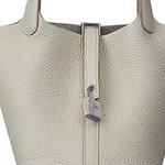 HERMES Сумка Пикотин Лок из кожи Клеменс Бык - фото 6