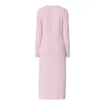 Платье Pieces Flora long sleeve midi, розовый - фото 4