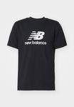 Футболка с принтом ESSENTIALS STACKED LOGO New Balance, цвет black - фото 6