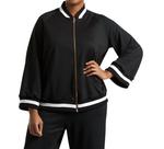 Куртка-бомбер Hudson большого размера черного цвета Always for Me - фото