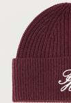 Шапка Tommy Hilfiger SCRIPT BEANIE, Marzemino/Cognac - фото 4
