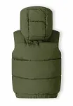 Утепленный жилет из рипстопа с капюшоном Minoti, Khaki - фото 3