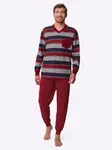 Пижама, цвет Dunkelrot-Gestreift - фото 2
