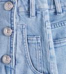 Хлопковые шорты Balmain Kids, светло-синий - фото 2