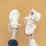 Кроссовки La Chapelle Chunky Sneakers Women's Low-top, белый/черный - фото 8