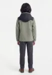 Детская флисовая куртка exa Didriksons, Wilted Leaf - фото 2