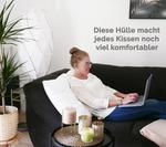 Наволочка Zollner, 50x80 см, белый - фото 3