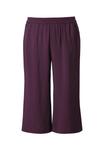 Брюки Ulla Popken TEXTURED ELASTIC CULOTTES, Dark Plum/Purple - фото 7