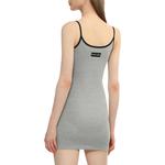 Хлопковое платье Marine Serre, серый - фото 6