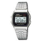 Часы CASIO Waterproof Unisex Mens Black Digital, черный - фото
