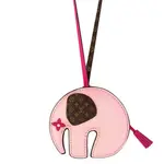 LOUIS VUITTON Шарм для сумки в виде слона, Pink - фото 2
