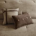 Generic Комплект постельного белья коричневый Brown - фото 6