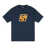Футболка Stussy Blaze Tee, Navy - фото