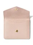 Кожаный кардхолдер с логотипом MIU MIU, розовый - фото 4