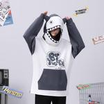 Свитшот унисекс BIRDTALK, бело-голубой - фото 7