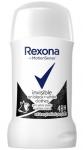 Дезодорант-стик, 40 мл Rexona, Invisible Black + White - фото