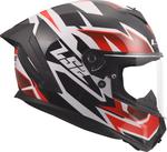 Шлем LS2 ff820 rapid iii xtrem, White/Black/Red - фото 6