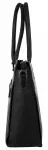 Сумочка-шоппер Cluty, натуральная кожа, черный - фото 4