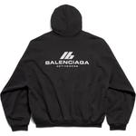 Толстовка унисекс черная Balenciaga, черный - фото 2