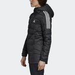 Пуховик женский черный Adidas - фото 5