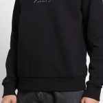 Свитшот с логотипом BALMAIN, черный - фото 5