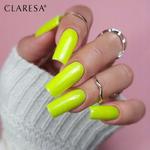 Claresa Funky Disco 7 Lime Light Hybrid Varnish Lime Yellow Puderek - фото 5