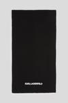 Шарф K/ESSENTIAL Karl Lagerfeld, черный - фото