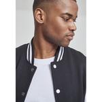 Куртка Urban Classics 2-Tone College Sweat Basic, черный - фото 4