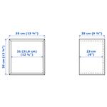 Шкаф, темно-серо-синий, 35x25x35 см. IKEA Eket - фото 3