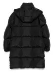 Стеганое пальто с капюшоном MONCLER, черный - фото 2
