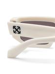 Off-White Eyewear logo-plaque солнцезащитные очки, белый - фото 3