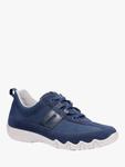Leanne II Wide Trainer Cushion+ Tech Trainers Hotter, French Navy - фото 2