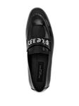 Philipp Plein мокасины Gothic с логотипом, черный - фото 3