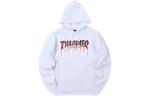 Свитшот унисекс серый белый Thrasher - фото