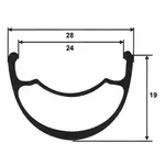 Заднее колесо Gurpil Alpha M475 29´´ 6B Disc MTB, черный - фото 3