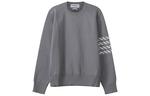THOM BROWNE FW22 Вязаный свитер мужской серый - фото