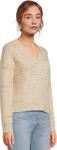 Свитер Lilla P Oversized V-Neck Sweater, цвет Eggshell Combo - фото 2
