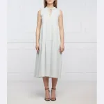 Льняное платье Marc Cain, серый - фото