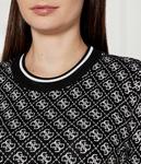 Свитер лиса Slim fit Guess Jeans, черный - фото 4