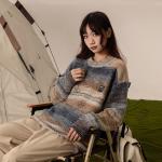 Свитер унисекс Nbno, синий - фото 15