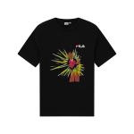 Футболка унисекс черная FILA - фото 2