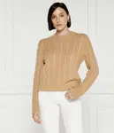 Шерстяной свитер Regular fit Marc Cain, коричневый - фото 3