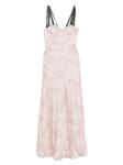 X Patrick McDowell атласное макси-платье PINKO, розовый - фото