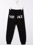 Спортивные брюки с логотипом Versace Kids, черный - фото 2